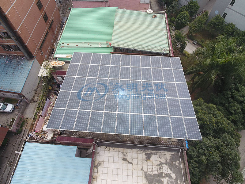 東莞市清溪鎮(zhèn)15.67KW家庭光伏發(fā)電項(xiàng)目